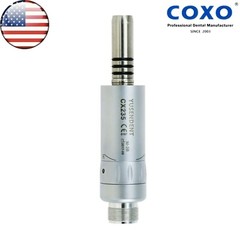 US COXO Dental Low Speed Handpiece Contra Angle Inner Water Air Motor 2/4 Holes