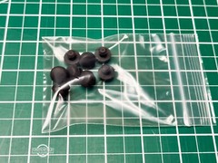Rubber Push In Bumper Feet • 1/2″ OD, 7/32″ High, for 1/4″ Holes • Sold in Packs