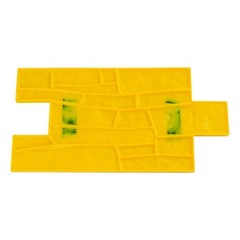 Concrete Stamping Molds Set Of 3 Stone Texture 50 × 30 cm For Floor & Wall