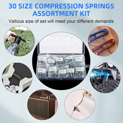 300 Pcs Compression Springs Assortment Kit, Stainless Steel Springs, Spring Ass
