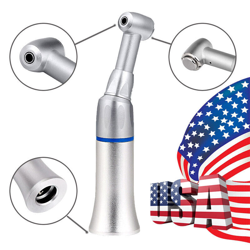1-5pcs Dental Low Speed Contra Angle Handpiece Push Button fit E-Type Motors