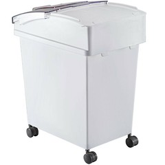 Dry Ingredient Storage Bin 10 Styles Mobile Container w/Scoop Commercial Kitchen