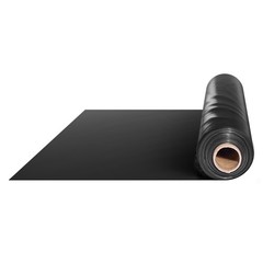 Uimoso 10Mil Plastic Sheeting Roll 5 x 100 FT Heavy Duty Polyethylene Black