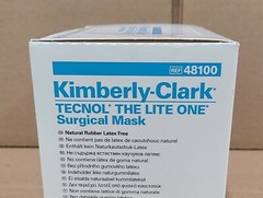 Kimberly Clark Tecnol The Lite one Tie-On Surgical masks Box of 50 masks # 48100