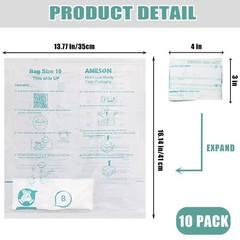 10 PCS 14″x16″ Expanding Packing Foam for Shipping PC/Electronic Components/E…