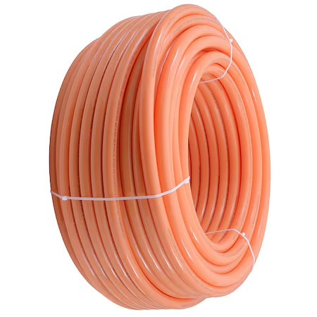 Zoro Select U880o300 Tubing, Oxygen Barrier, 1 In, Orange, U880o300