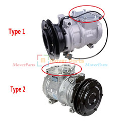 10PA17C A/C Compressor RE64024 for John Deere 5055E 5065E 5075E 5200 5400 5500