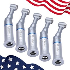 1-5PCS US Dental Slow Low Speed Push Contra Angle Handpiece For CA 2.35mm Burs