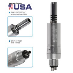 Dental E-type Air Motor Slow Low Speed Handpiece 4 Holes Inner Water Spray USA