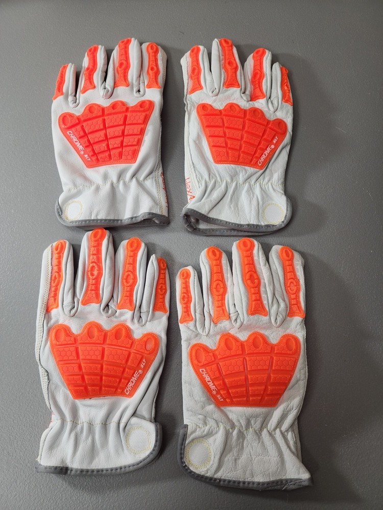 New HexArmor Gloves Chrome SLT 4067 Resist A7 Cut Arc Flash CAT 2 sz 10/XL 2pr