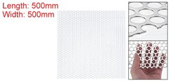 19.7″ x 19.7″ 304 Stainless Steel Perforated Sheet 0.39″ Hole Metal Mesh Plate