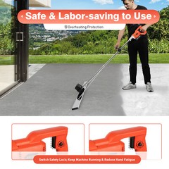21V Cordless Battery Electric Concrete Vibrators Surface Power Trowel Portable