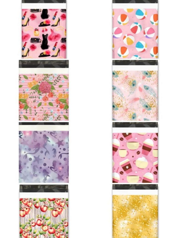 10-100 10×13″ Designer Poly Mailers You Choose OR Get A Mix **FREE SHIPPING**