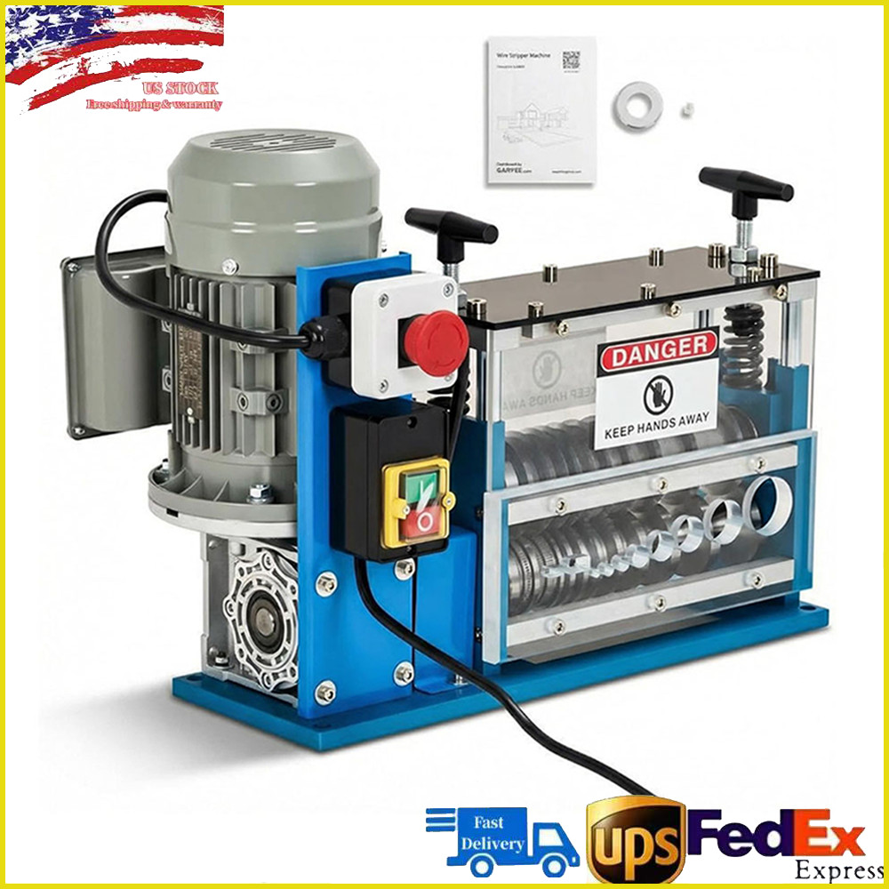 370W Electric Wire Stripping Machine ,Portable Scrap Cable Stripper 0.06″-1.5″