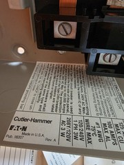 CUTLER HAMMER CH4 SERIES E PANEL BOX TYPE CH4 4SPACE 125A MAIN LUG
