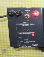 VINTAGE GENERAL RADIO 1201-C POWER SUPPLY TESTED