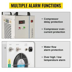 Industrial Chiller CW5200 Compact Water-Cooled Laser Cutting and Engraving