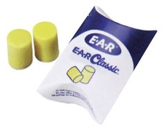 Ear 247-312-1201 Poly Bag Ear Plugs – 200 Pair per Box – Yellow