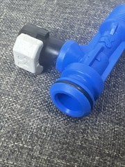 VersaDial 717086 PC2 Composite Quick Connect Injector 2.25 GPM 1 Barb Dark Blue