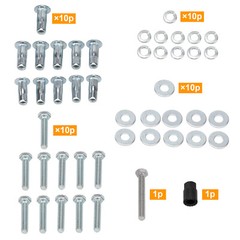 5/16″ Blind Fasteners Hardware Installation Kit 999-10PK For Weather Guard Truck