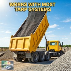 Dump Truck Tarp Mesh Tarp PVC Single Pockets Trailer Many Sizes USA MADE TOUGH