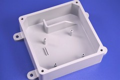 Waterproof Heavy Plastic Enclosure 4″ x 4″ x 1.5″ w/ Mounting Studs