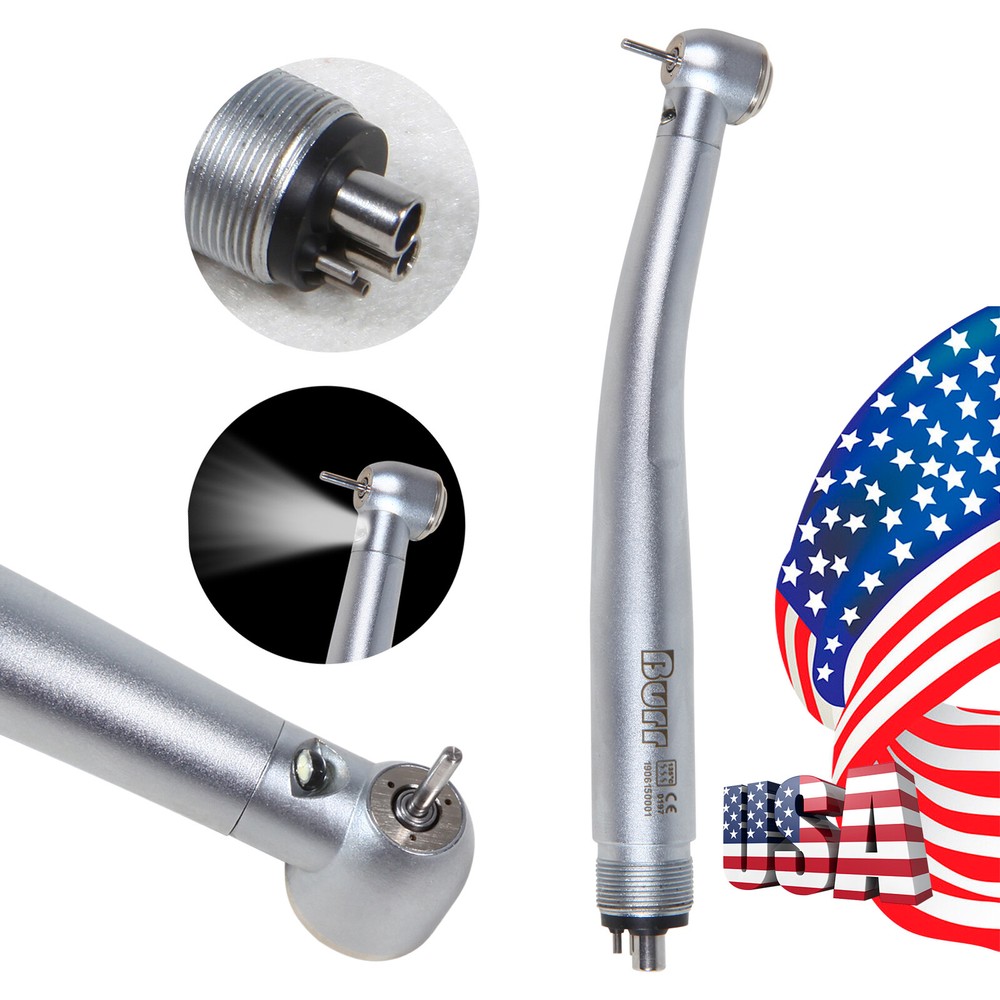 1/10pcs NSK Style Dental LED E-generator /High Speed No-LED handpiece 4Hole OR