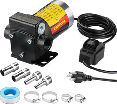 110V AC Self-Priming Gasoline Fuel Oil Transfer Pump with Reversible Pumping Swi