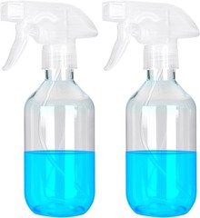 Plastic Spray Bottles – 10.5OZ/300ML Empty Spray Bottles for Cleaning Solutions,