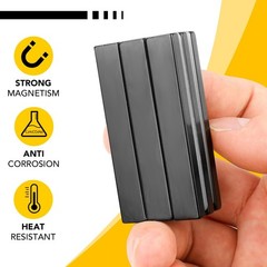 Industrial Strength Neodymium Magnets – Heavy Duty, 60x10x3mm, Set of 6