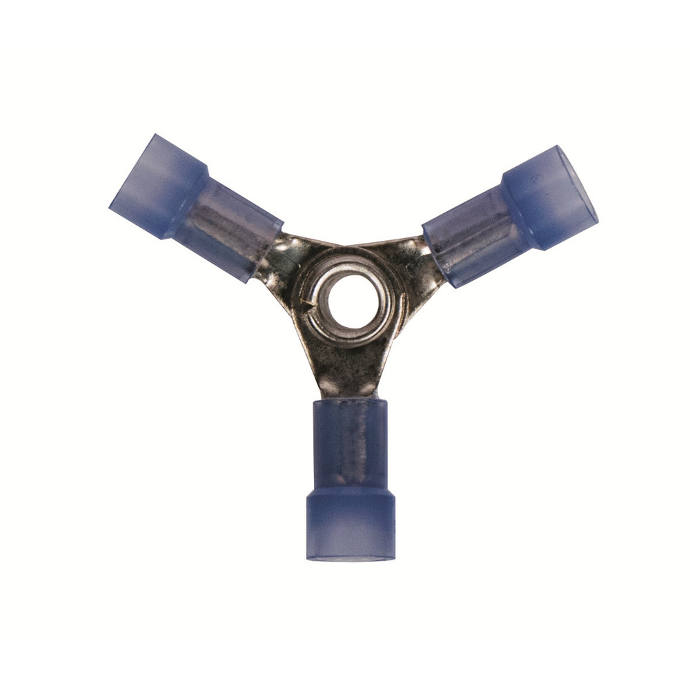 The Best Connection 2176H The Best Connection 16-14 Nylon 3 Way Connector Bl