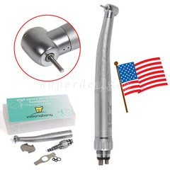 1/10* Dental High Speed Turbine Handpiece Push Button + 4 Hole Coupler GB4 ns