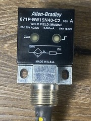 Allen Bradley 871P-BW15N40-C2 Proximity Sensor Switch VersaCube Weld Field Immun