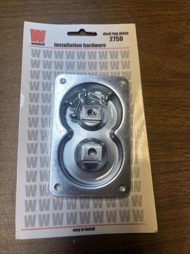 Waddell 2750 Installation Hardware for Table Legs Dual Top Plate