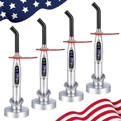 Dental Wireless Cordless LED Cure Curing Light Lamp 2000mw 5W Tool Resin Cure US