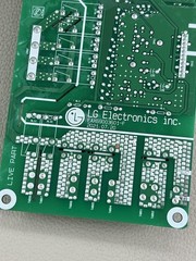 LG EAX69003601-F Single-Sided PCB Control Board 12 VDC FR-4 310x85mm