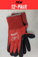 Milwaukee 48-22-8949B Cut Level A4 Nitrile Dipped Gloves XXL 12-Pack NEW