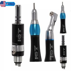 NSK Style Dental Slow Low Speed Handpiece 4 H Air Motor Straight Contra Angle ns