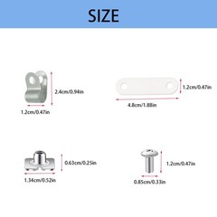 Football Helmet Repair Kit, Hockey Helmet Hardware Kit, Hardware for Universal B