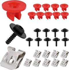 10x Engine Splash Shield Screw Bolt Clip Kit for Ford Focus Fusion Escape Explor