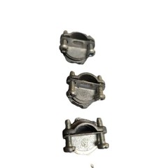 (30) OLD STOCK NEER C-500  3/8-inch, 2-screw, cast zinc electrical Connector