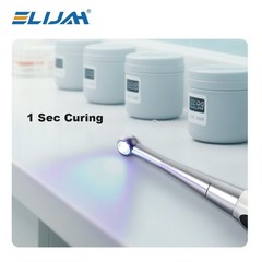 Cordless Dental Light Cure Lamp 4 Modes Metal Head LED 1S Dental Curing Light US