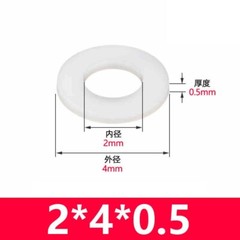 Nylon Washers Form A Flat Plastic Washer M2 M2.5 M3 M4 M5 M6 M8 M10 M12 M16-M37