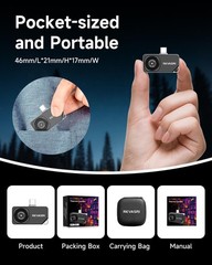 REVASRI Thermal Camera for Type-C iPhone & Android Device, 320×240 Super…