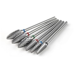 AZDENT Dental Lab Polishing Bur Drills Carbide Tungsten Steel Burs Burrs 2.35MM