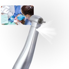 NSK Style Dental LED Electric Handpiece 1:5 Contra Angle Fiber Optic High Speed