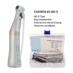 COXO Dental Surgical Handpiece 20:1 Implant Contra Angle 1:1 Straight Attachment