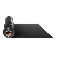 VEVOR 10Mil Plastic Sheeting Roll 5 x 100 FT Heavy Duty Polyethylene Black