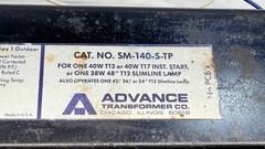 NEW Advance SM-140-S-TP Ballast, 120V, 60 Hz, 1-Lamp