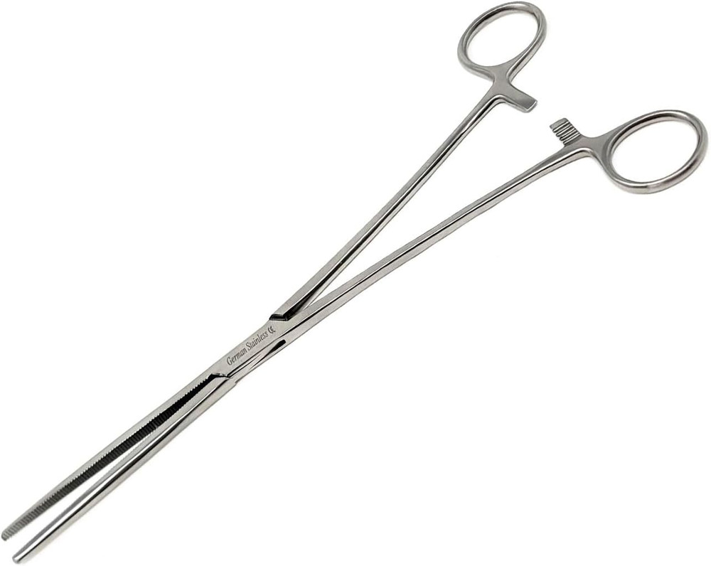 Premium Quality Rochester Pean Hemostat Locking Forceps Straight 10″ with Full S